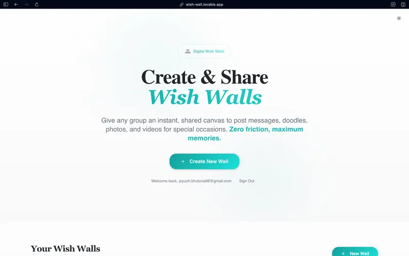Wish Wall