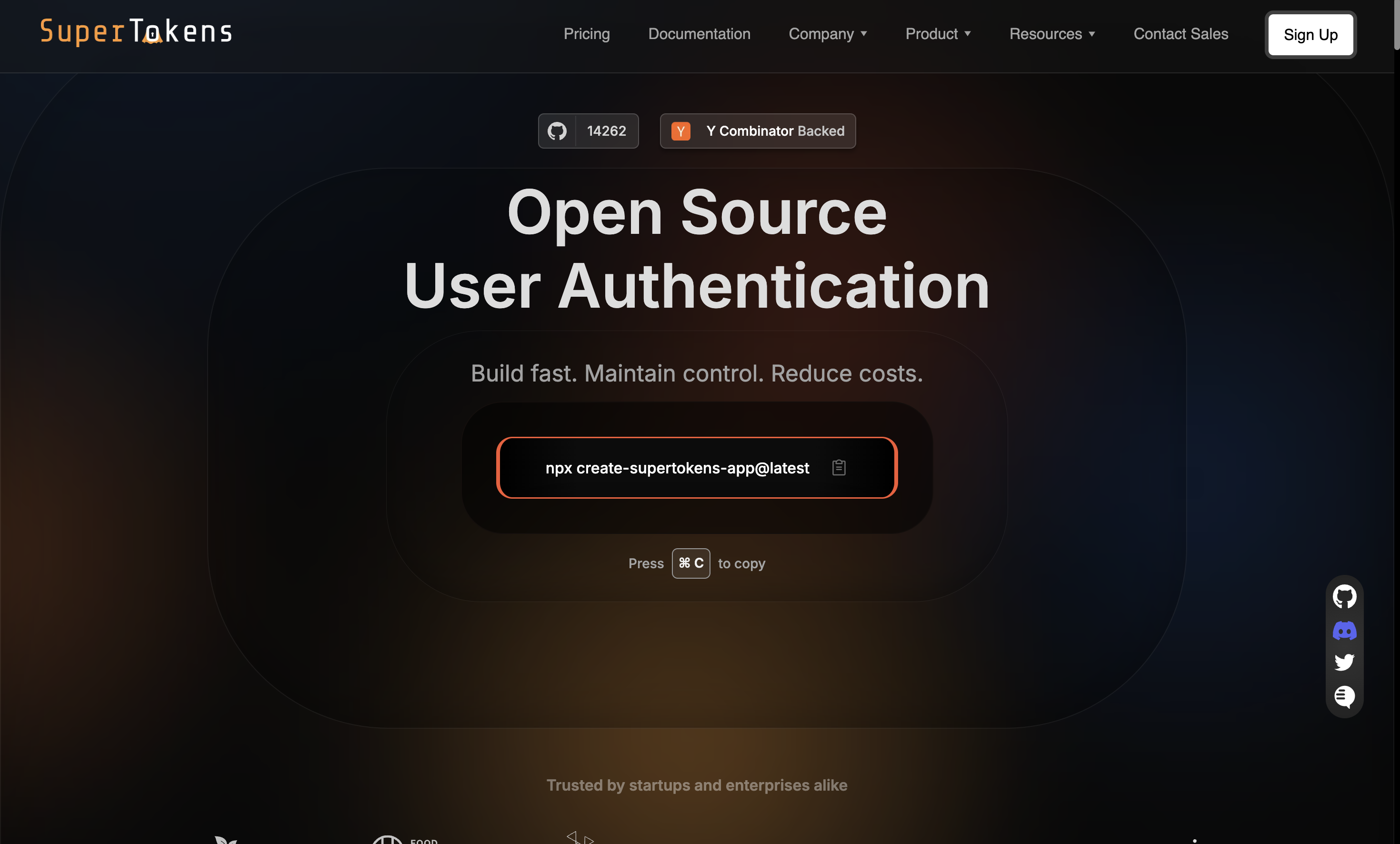 Supertokens golang SDK